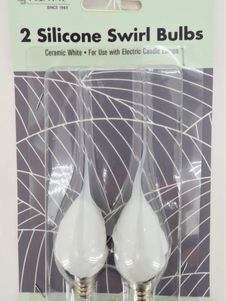 Pärla Silikon Virvlande Glödlampa, 2 st. för wholesale av Tremont Floral Supplies