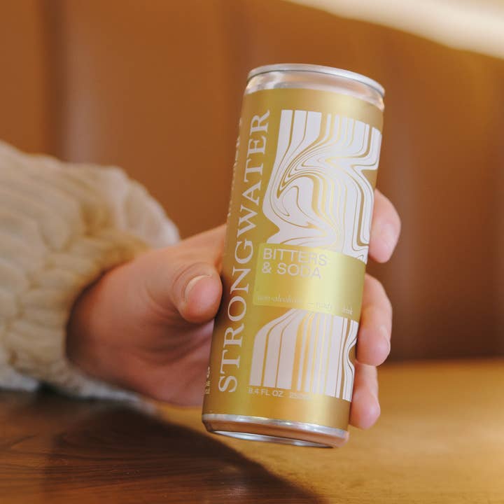Strongwater - Wholesale Soda/Carbonated Drink - Sparkling NA Golden Spritz - Bitters & Soda5