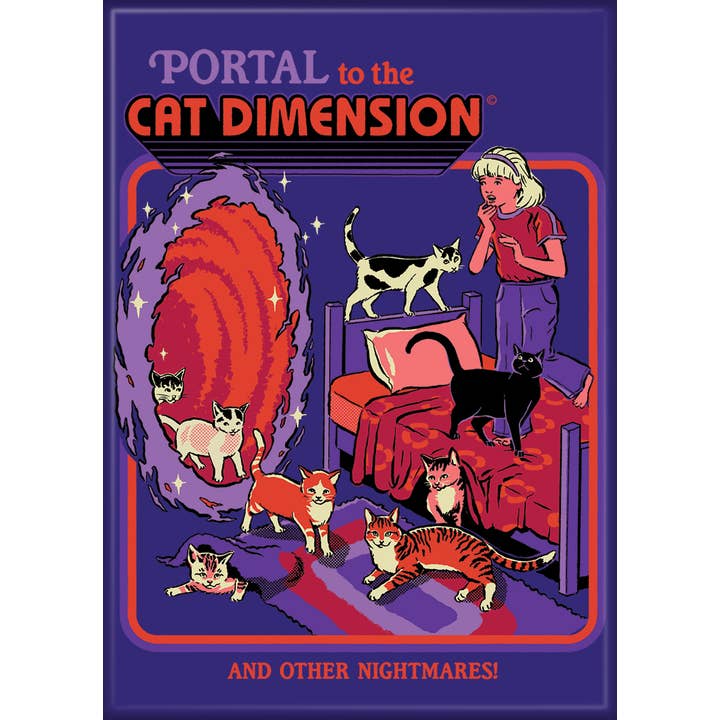 Ata-Boy - Wholesale Magnet - Steven Rhodes Portal to the Cat Dimension Magnet