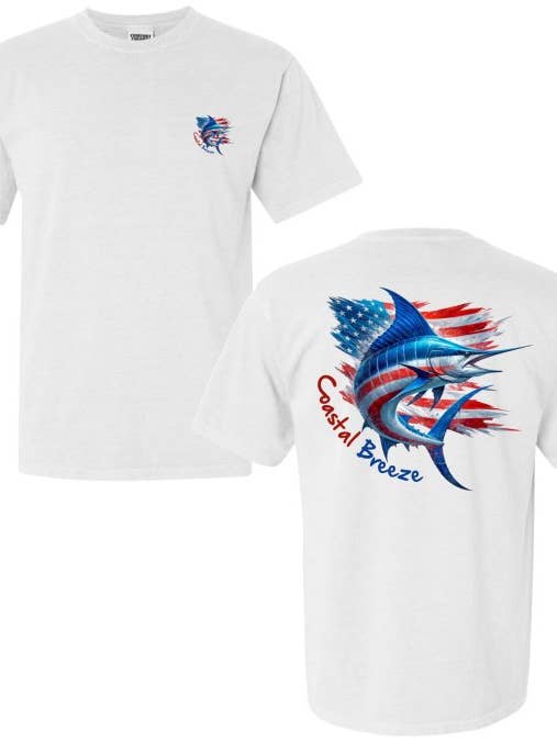 American Marlin for wholesale by Coastal Breeze Tees