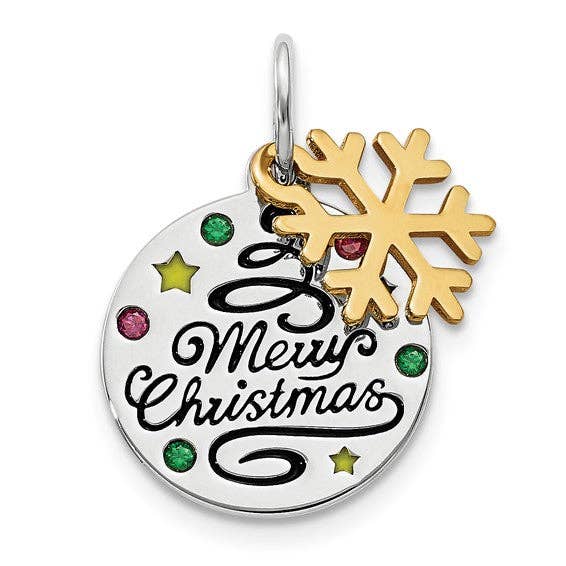 CZ Christmas Pendant for wholesale by NYMAN JEWELERS