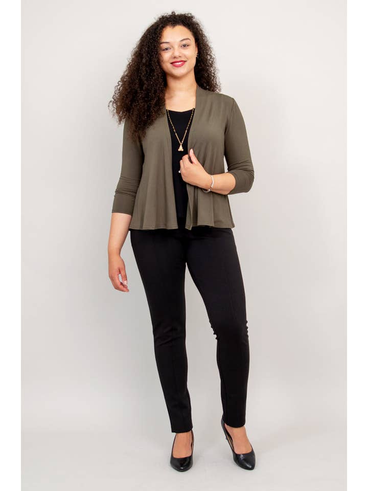 Blue Sky Clothing Co LLC - Wholesale Jacket - Women's - Kathy Jacket, Khaki, Bamboo4