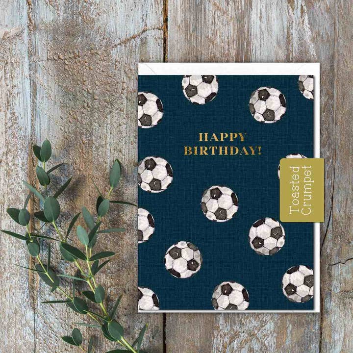 Carte d'anniversaire (Football) pour la vente par Toasted Crumpet