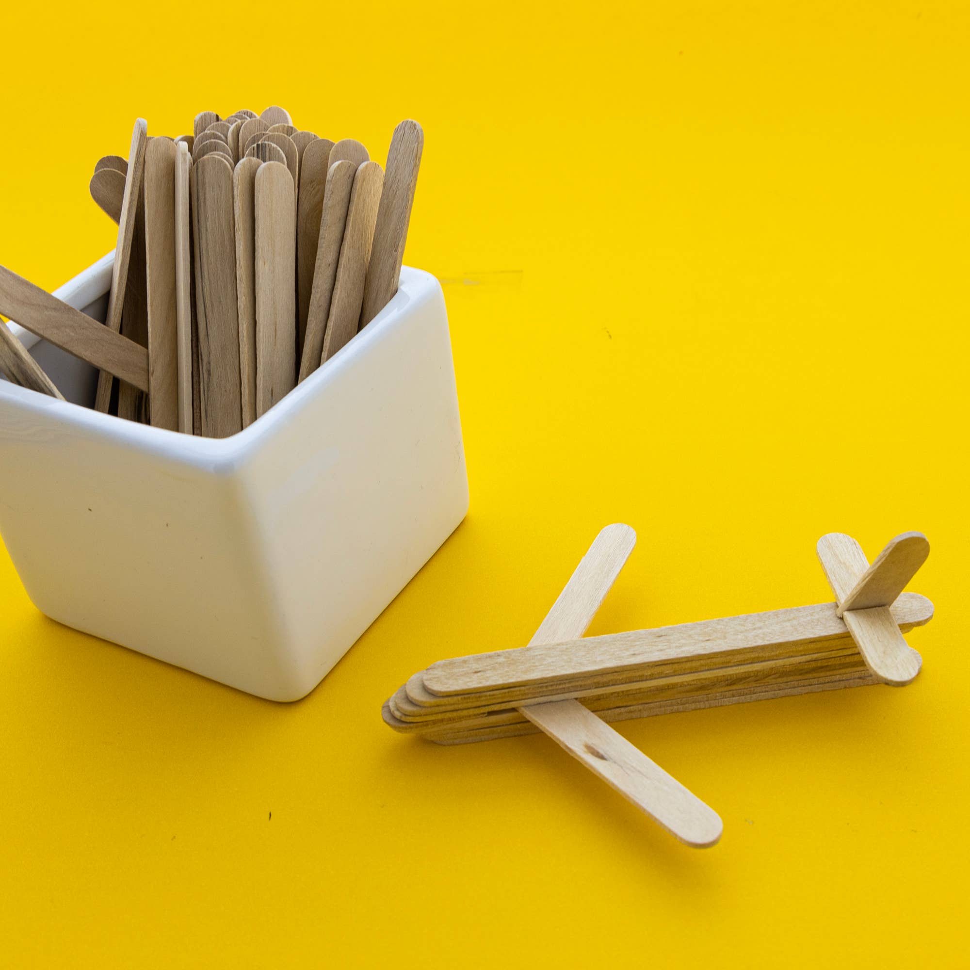 BAZIC Products - Wholesale Craft Supplies - Natural Craft Stick (100/Pack)6