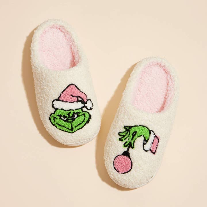 Christmas Monster Home Slippers - Kids for Christmas Gift for wholesale by Lilla Haven