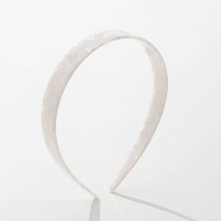 Assorted Core Acetate Skinny Headband | Checkered & Marbled for wholesale on Faire11
