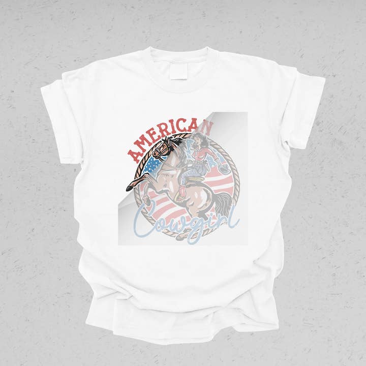 DTF Office - Wholesale Sublimation Transfer - American Cowgirl DTF Transfer1