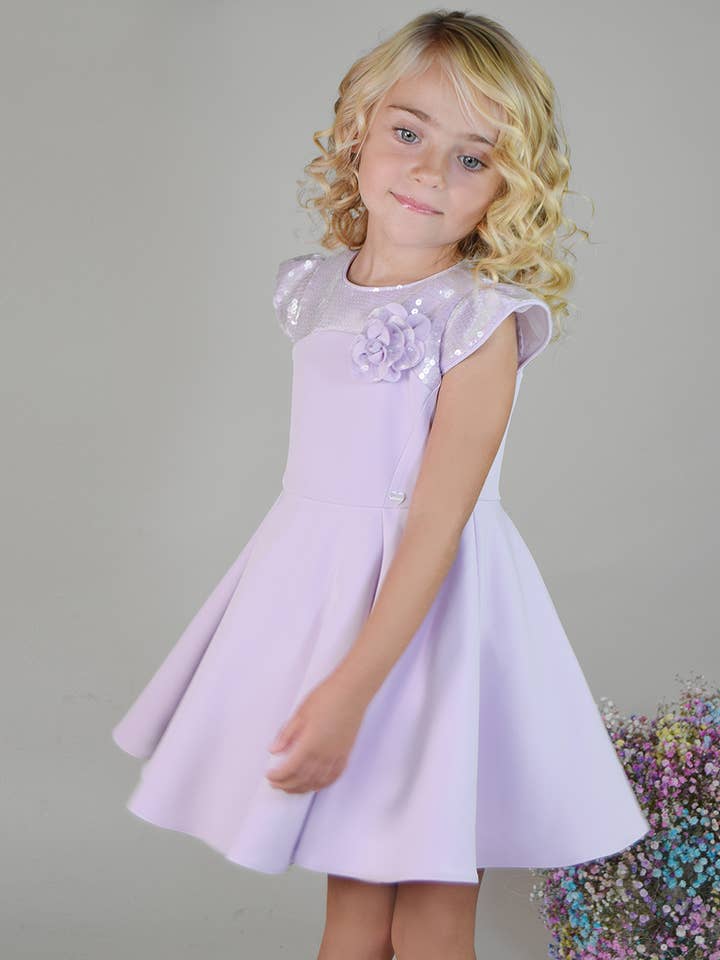 Girl's Sequin Dress for wholesale by Amaya