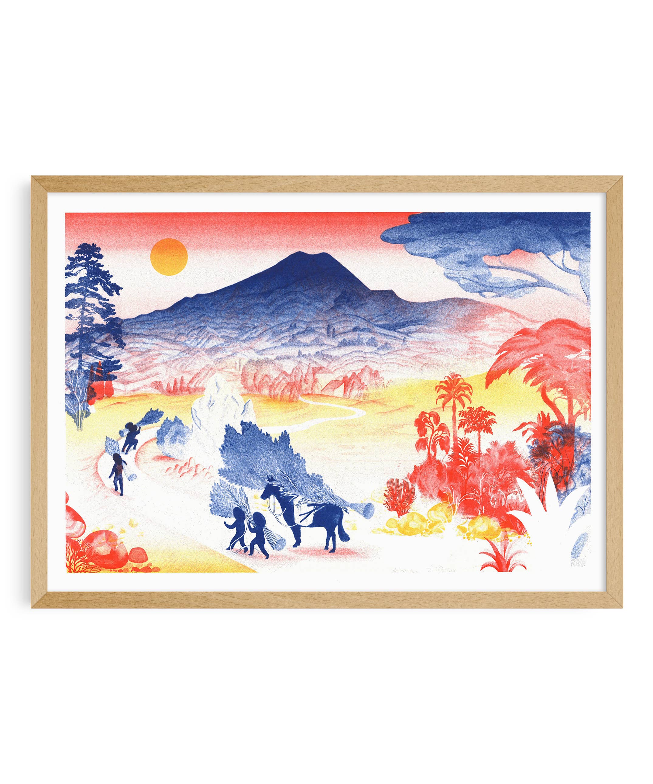 KIBLIND Atelier - Wholesale Poster - A3 Poster - Montagne Sainte-Victoire - Mayumi Otero