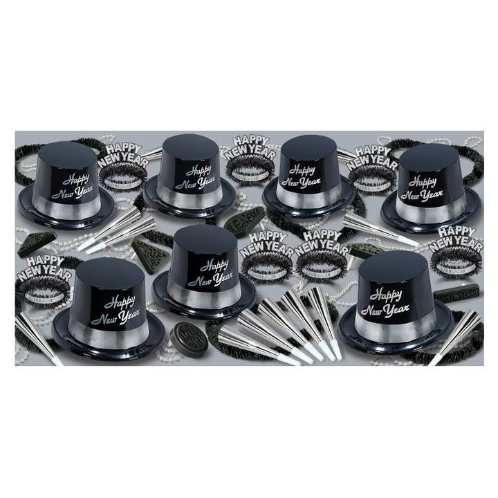 Silver Legacy Assorted Kit for 50 for wholesale by Beistle