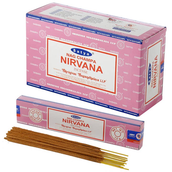 01415 Satya VFM Nirvana Nag Champa Incense Sticks for wholesale by Puckator Ltd