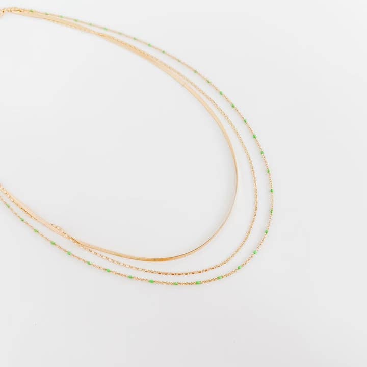 Pretty Simple - Wholesale Beaded/Pearl Necklace - Kendall Multi Layer Necklace1