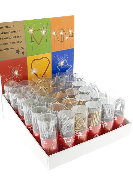 Xmas set of 4 assortment - 36 Wondercandle® mini pour la vente par Wondercandle