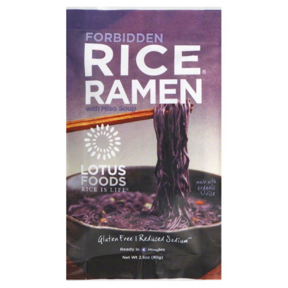 KeHE Distributors, LLC - Vente Pâtes - Ramen de riz interdit Lotus Foods avec soupe miso, 79 g0