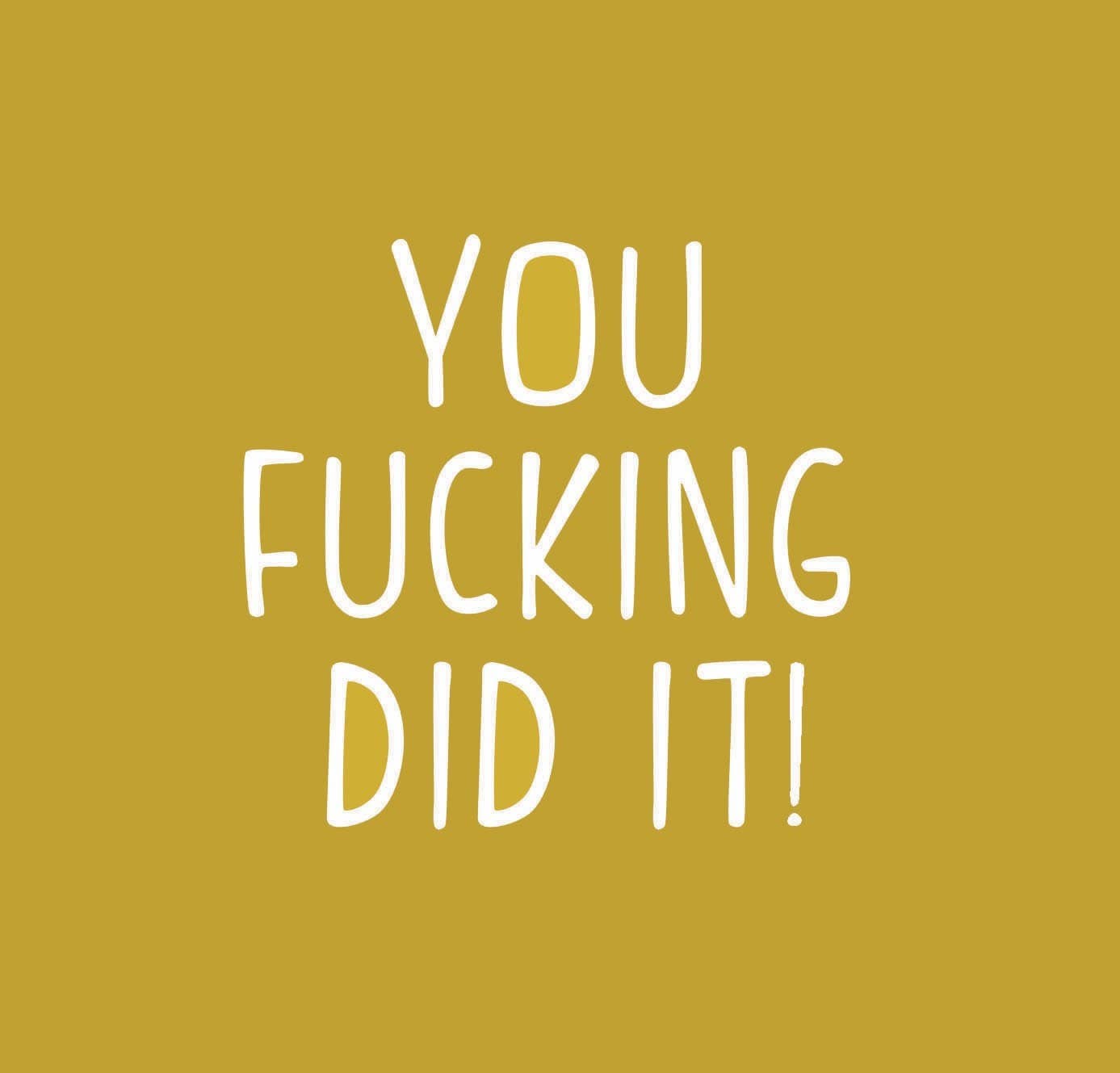 Very Pun Stuff - Wholesale Balloon - You Fuc*ing Did It! Balloon | Gag Graduation Gift | Funny Balloons | Funny Graduation Gift | Grad Gift Ideas | 2022 Graduation | 2022 Grad12