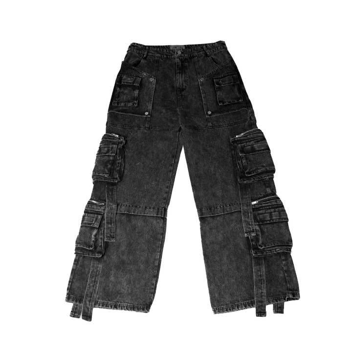 Svart 10× Fickjeans för wholesale av KNOTWTR