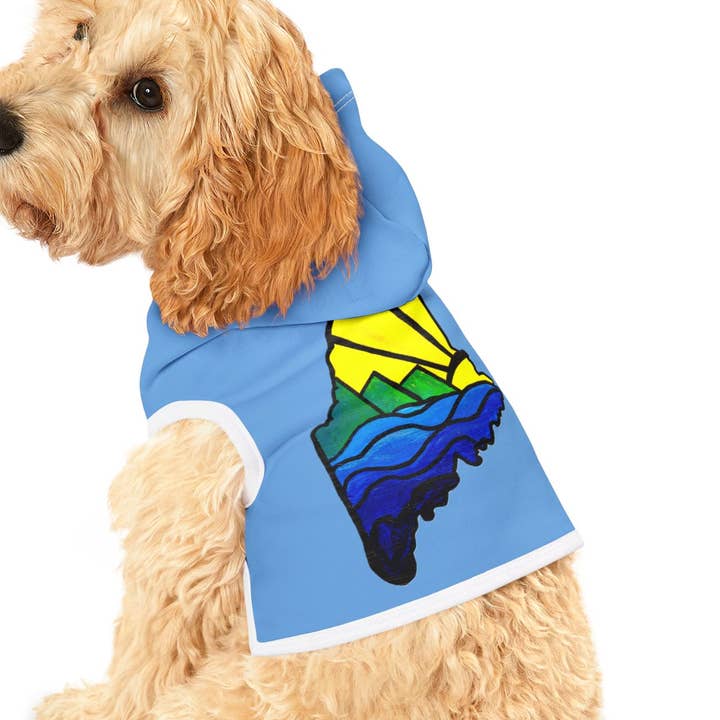 Camisola para Animais de Estimação Maine Adventure - Azul Claro por atacado de Oceane's Echo