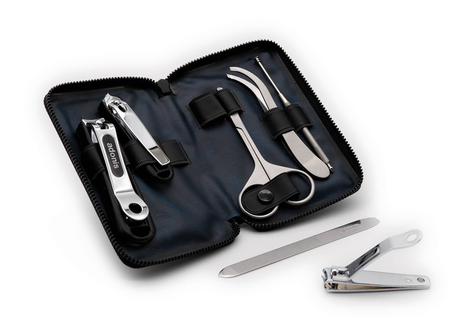 Seki Edge - Wholesale Nailcare Set - Men's 7-piece nail care set with case G-30223