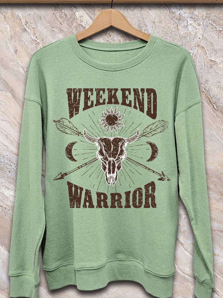 SPT-SS-133_Weekend Warrior - Sweatshirt for wholesale by SP Tops, Inc.