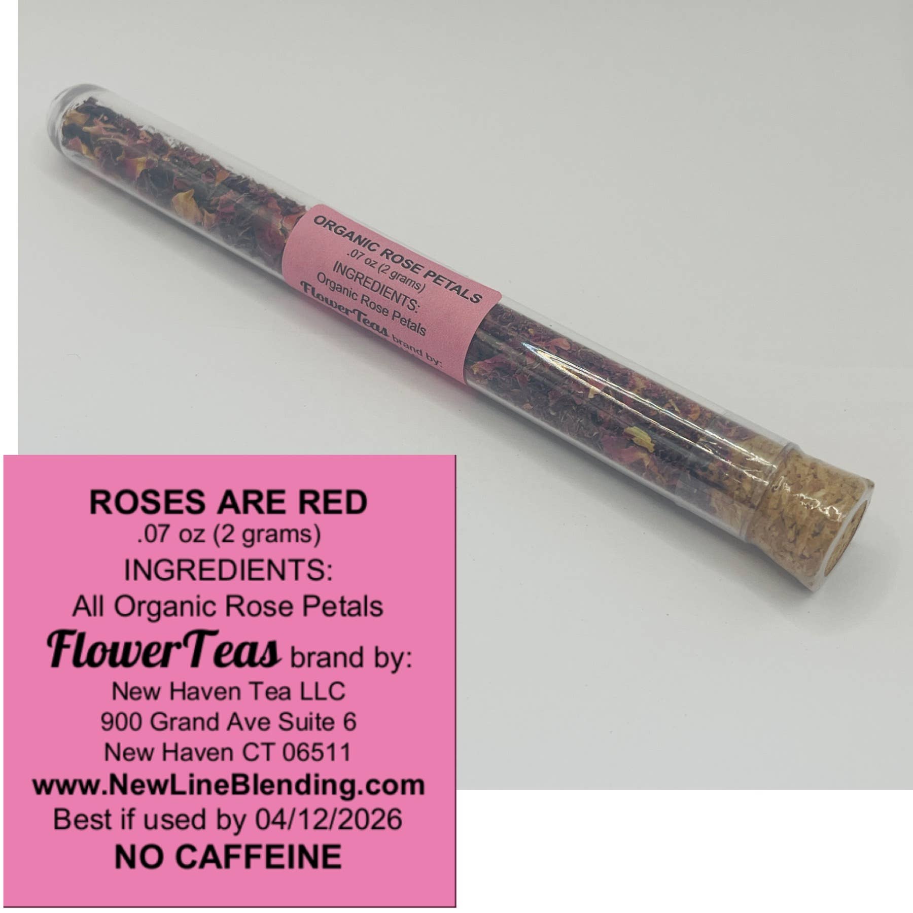 FlowerTeas - Venta al por mayor Tés a granel - Té suelto y mezclas de Matcha en tubos de ensayo47