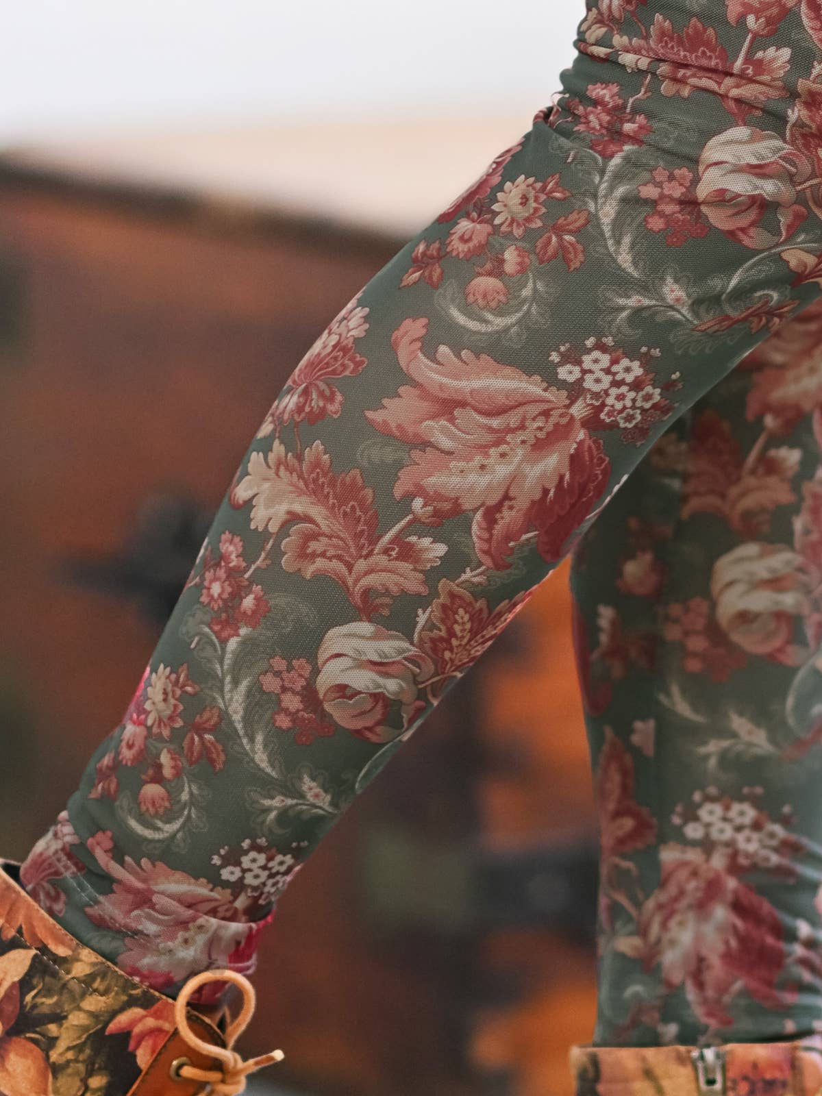 April Cornell Apparel - Wholesale Pants - Women's - Marseille Printed Mesh Footless Tights1