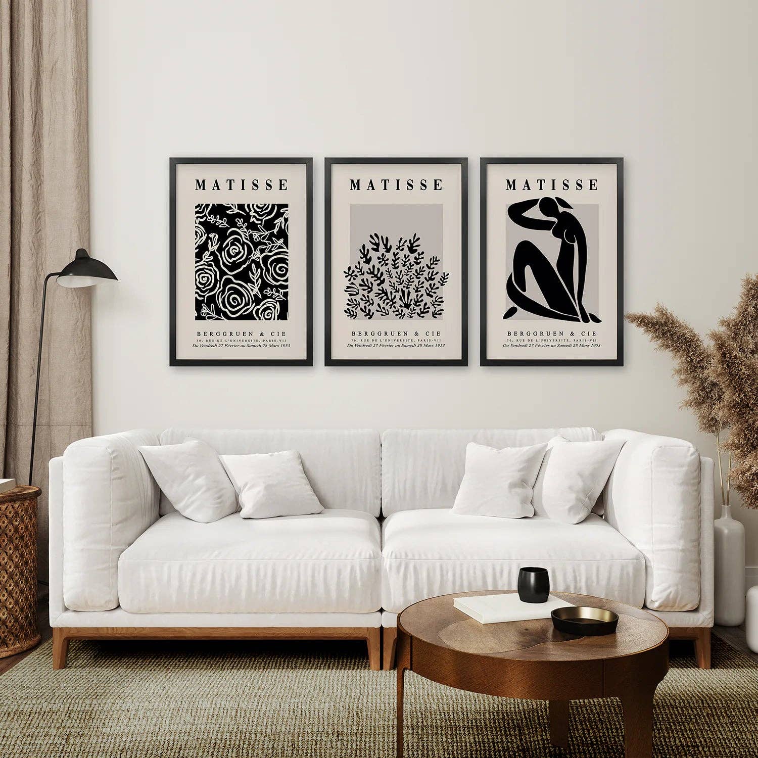 Art Lane - Wholesale Art Print - Black Beige Vintage Henri Matisse Wall Art Print3
