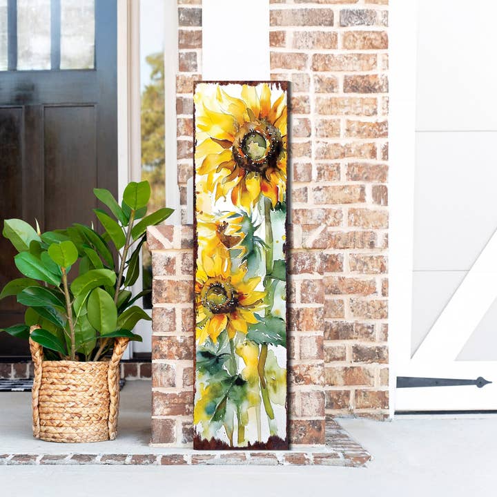 TX USA Corporation - Wholesale Outdoor sign - Summer Sunflower Welcome Porch Sign - Rustic Farmhouse Outdoor Decor2