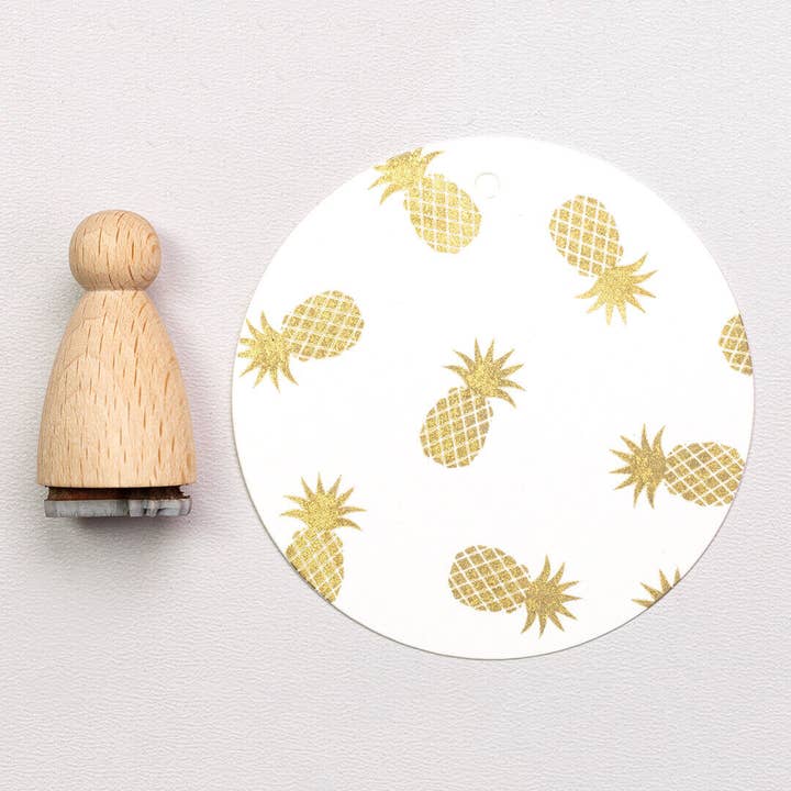 12x Stamps | Small Pineapple for wholesale by Perlenfischer