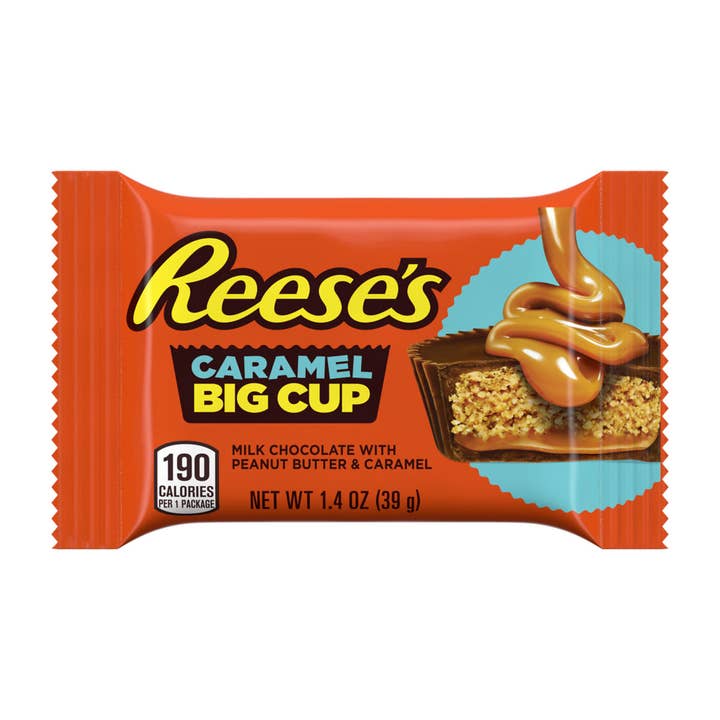 Grandpa Joe's Candy Shop - Wholesale Chocolate Covered Sweets - Reese's Caramel Big Cup, 1.4oz, 16ct
