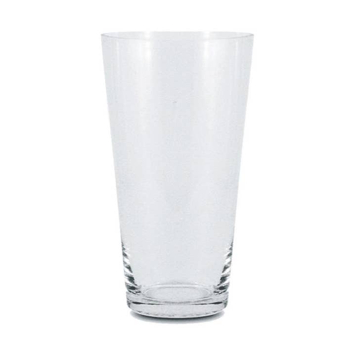 6.2" Top | Tapered Glass Cylinder, Clear for wholesale by Galore Home