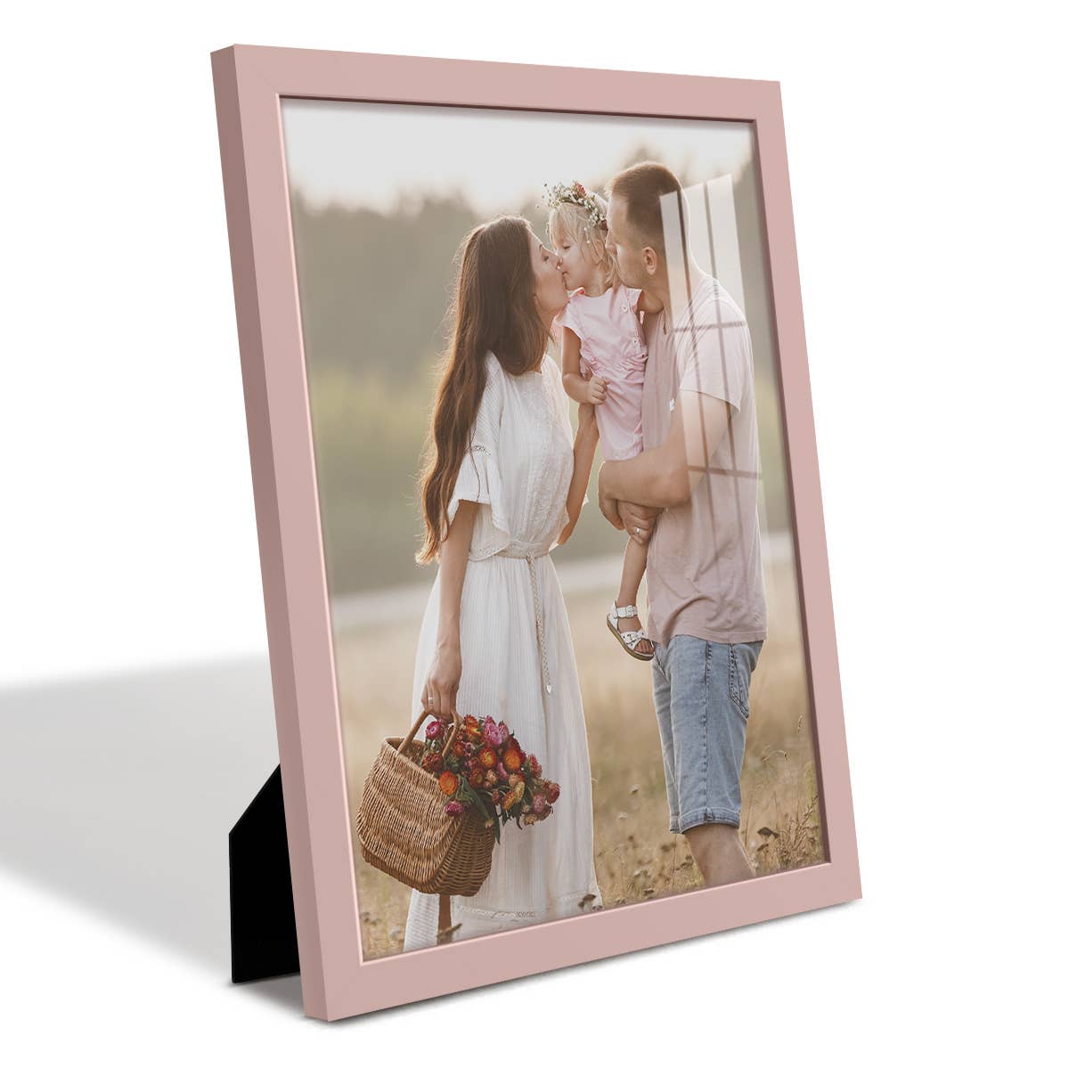 Wexford Home - Wholesale Picture Frame - Photo Frame. Real Wood Modern Frame, Pink18