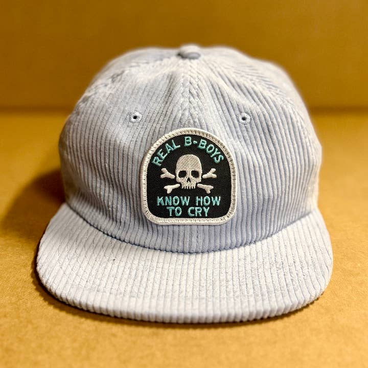 Les vrais B-Boys savent pleurer chapeau en velours côtelé pour la vente par SheeleyCo