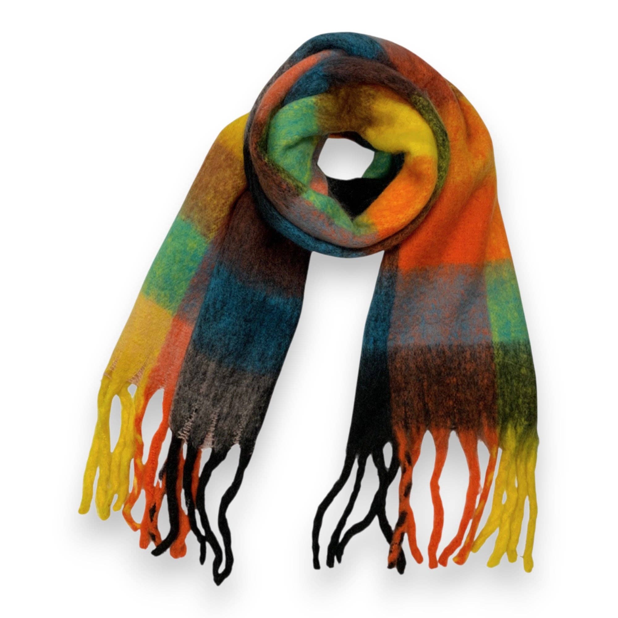 Lili Scarves (USA Duties Paid) – Cachecol - Mulher por atacado – Cachecol de Inverno com Estampa Xadrez Macia e Fofa - 15 Cores17