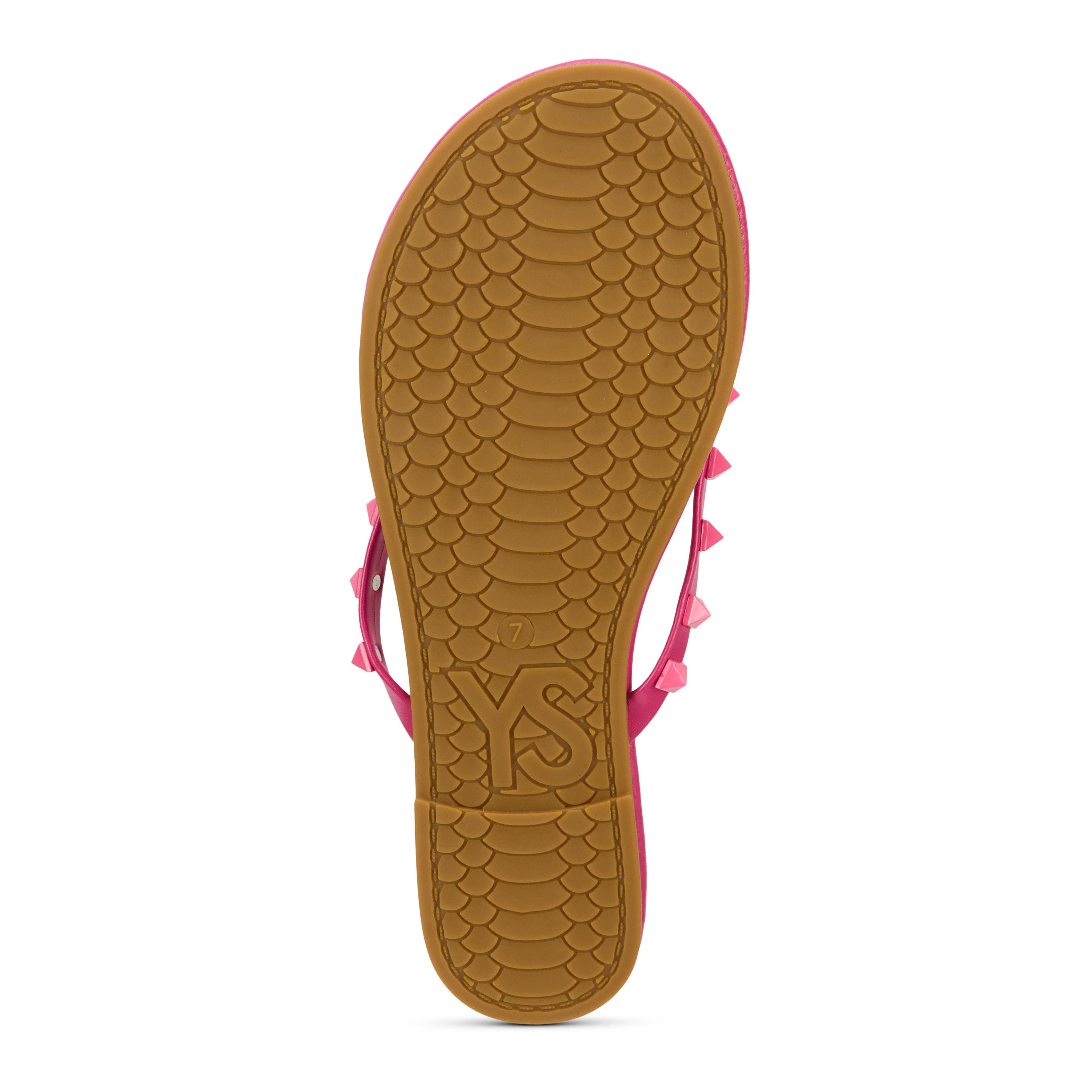 Fuchsia Rivington Stud Flip Flop i Fuchsia for engroshandel på Faire2