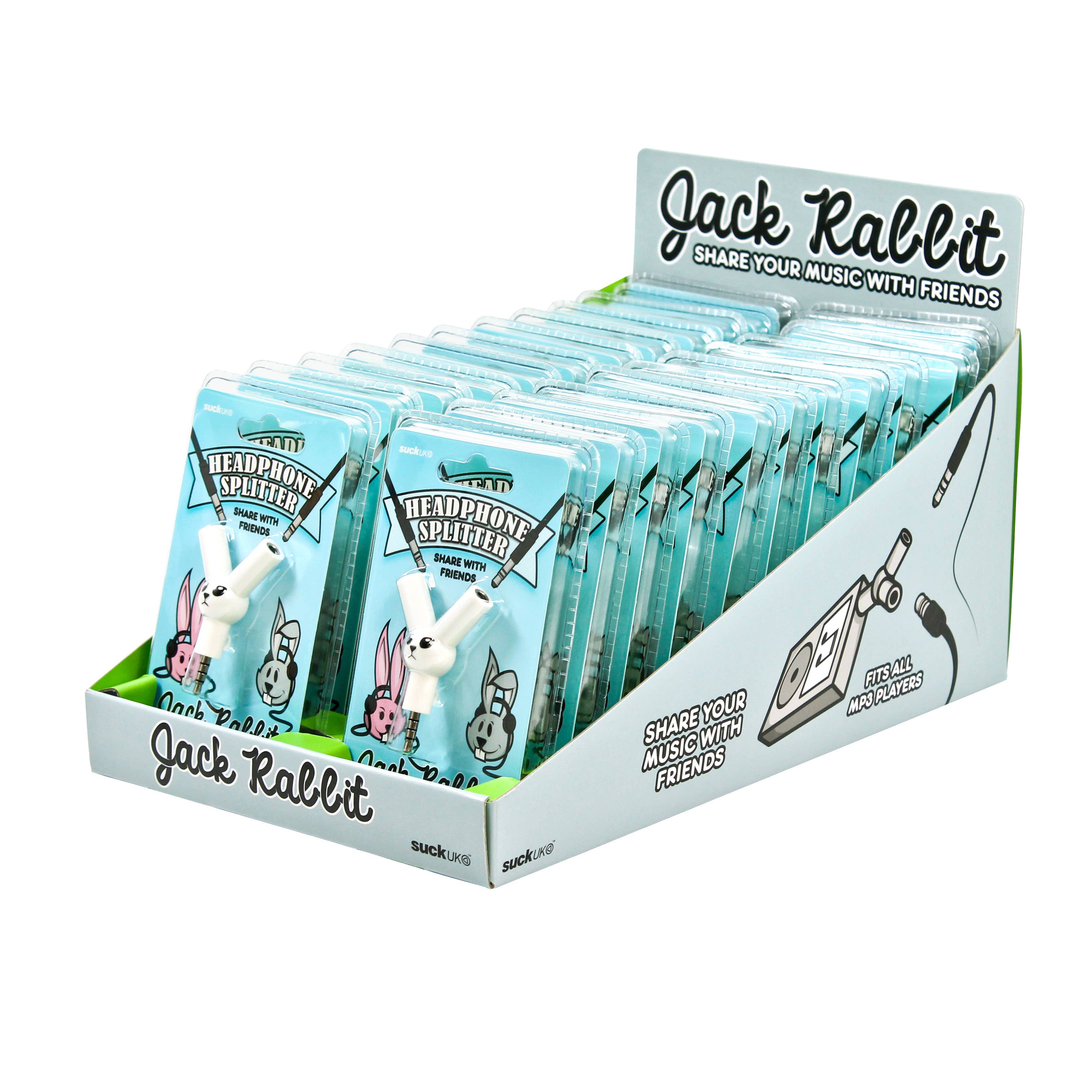 SUCK UK Ltd - USA - Vente Écouteurs - Jack Rabbit Répartiteur Casque4