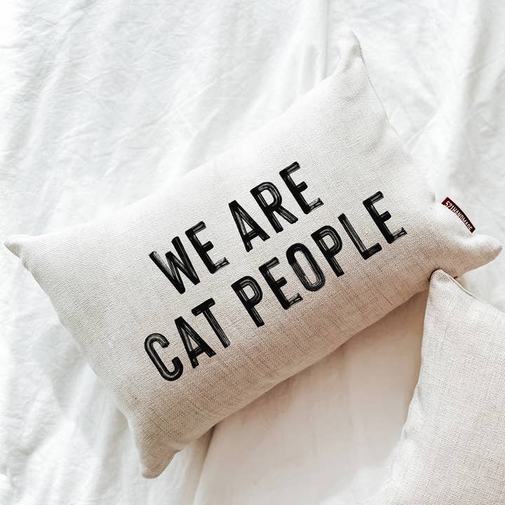 521handmade - Wholesale Throw/Decorative Pillow - We Are Cat People Funny Cat Throw Pillow0