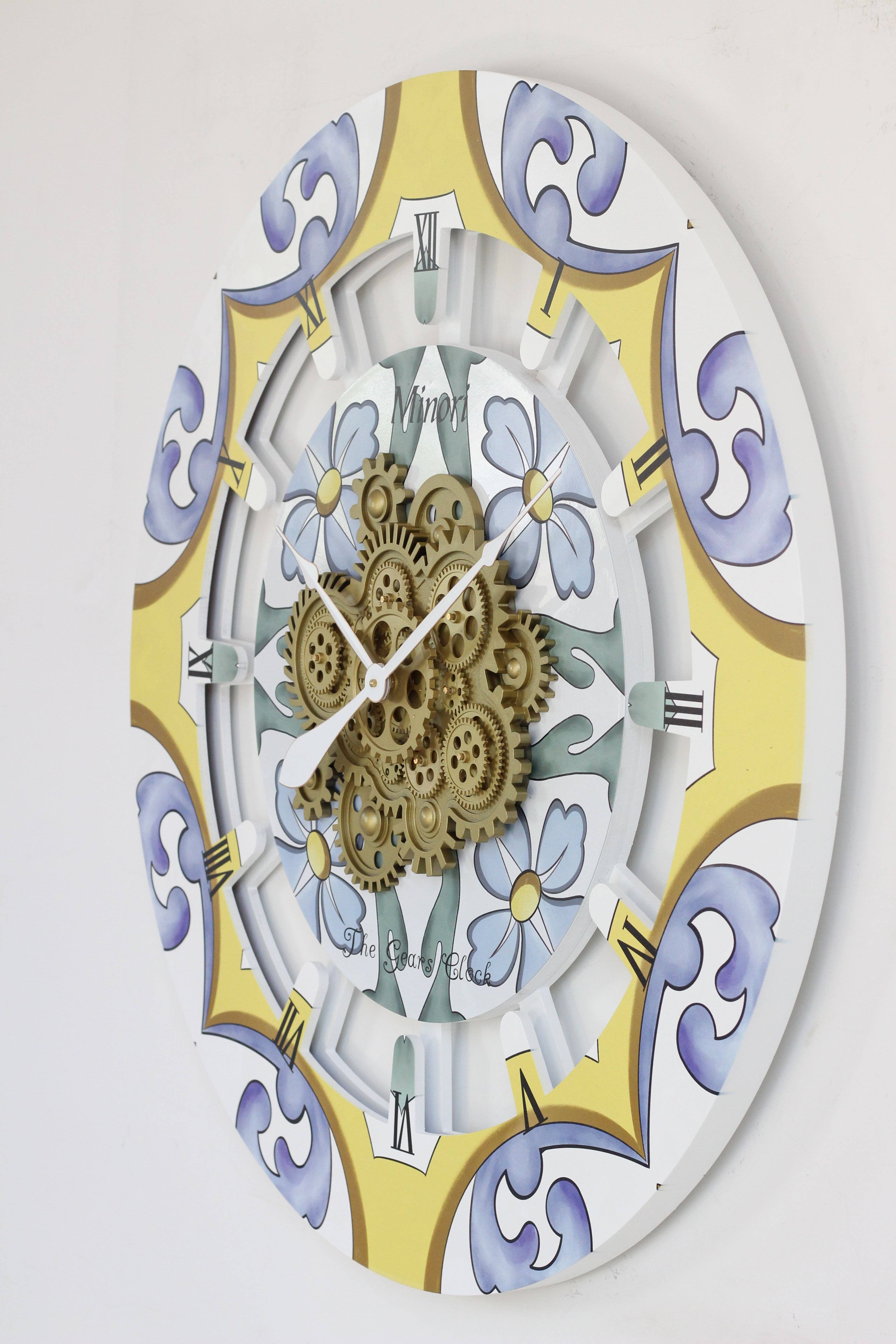 The Gears Clock - Wholesale Wall Clock - ITALY LINE WALL CLOCK 36 INCH ROUND MINORI4