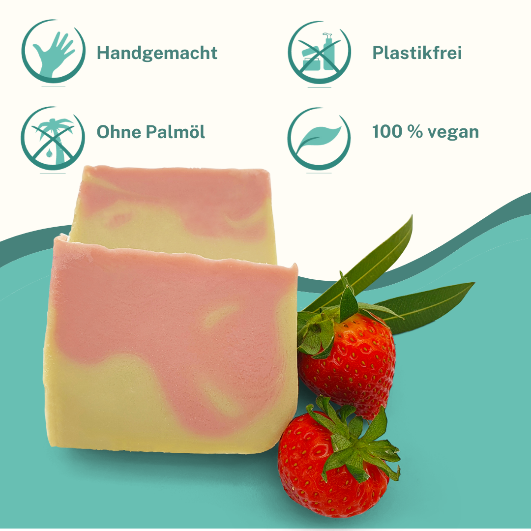 Kleine Auszeit Manufaktur - Wholesale Body Wash/Shower Gel - SHOWER BUTTER STRAWBERRY RHUBARB1