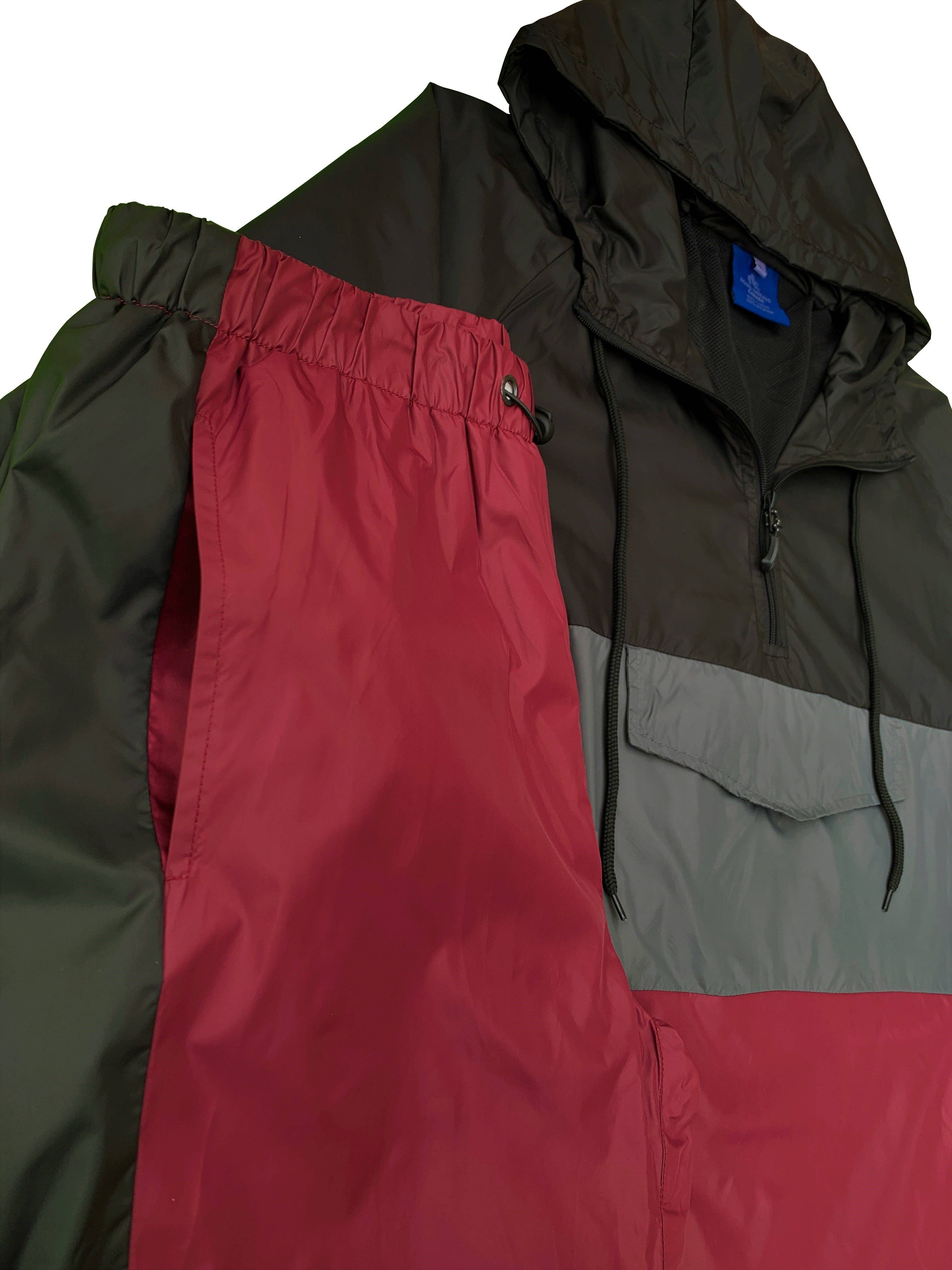 Royal Threads – Großhandel Trainingsanzug – Herren – Herren 2-teiliger Quarter-Zip-Pullover-Windbreaker-Trainingsanzug Jogger-Sport-Outfit mit Mesh-Futter9