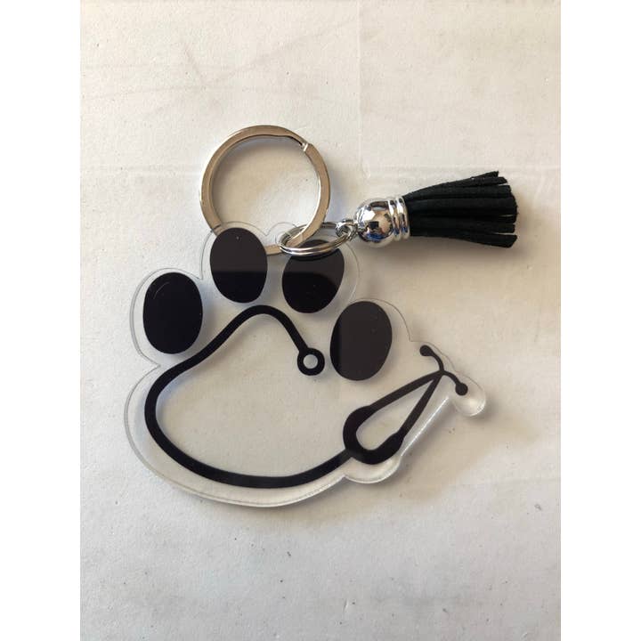 PLT Wholesale - Wholesale Keychain – Women's - Acrylic Keychains-Paw Print2
