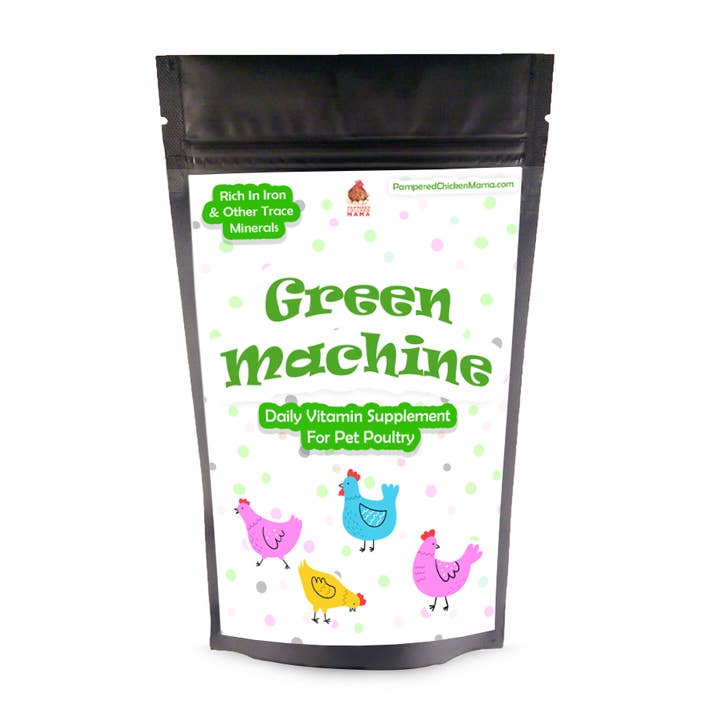 Green Machine: Daily Vitamin Supplement for Pet Poultry for wholesale by Dahlia Pets