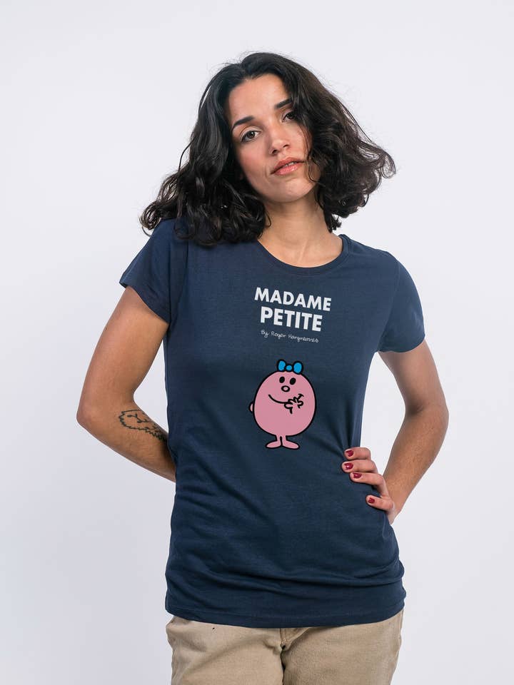 T-SHIRT NAVY FEMME MADAME PETITE pour la vente par Le Roi du T-shirt