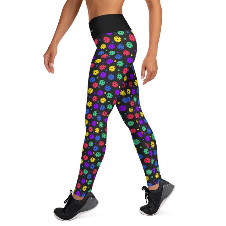 Pickleball Explosion Leggings for wholesale by WaterHigh
