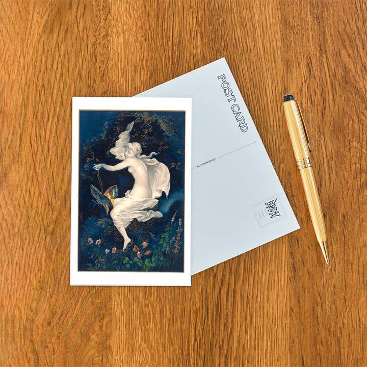 Found Image Press - Wholesale Postcard - Postcard IS-97 Butterfly and Wood Nymph1