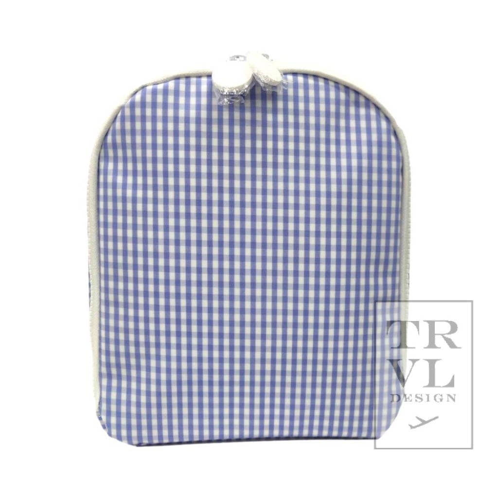 Bring It Lunch Bag - Gingham Lilac  for wholesale on Faire4