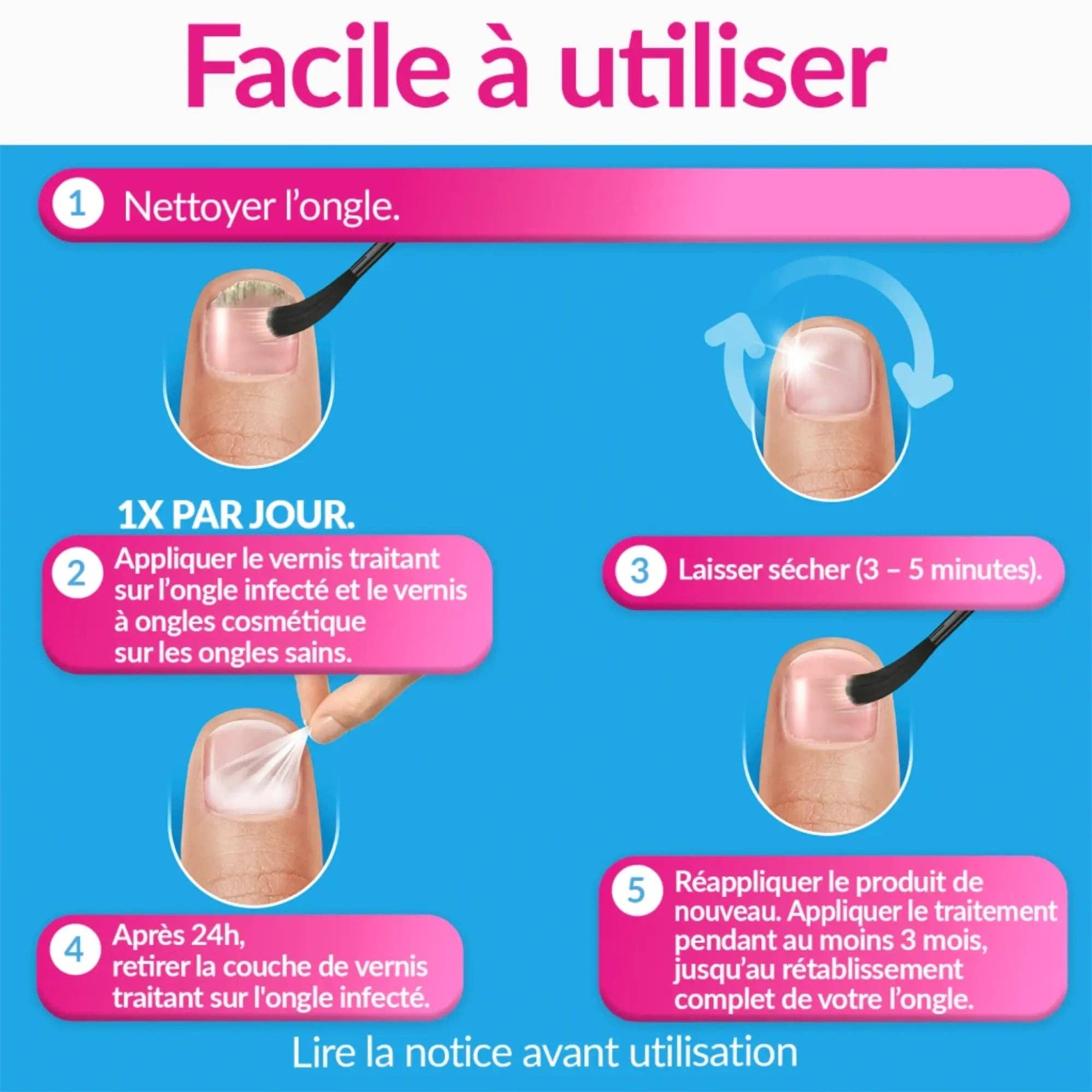 My Podologie - Wholesale Nail Polish - Strong nail fungus treatment nude color 30ml - Excilor2