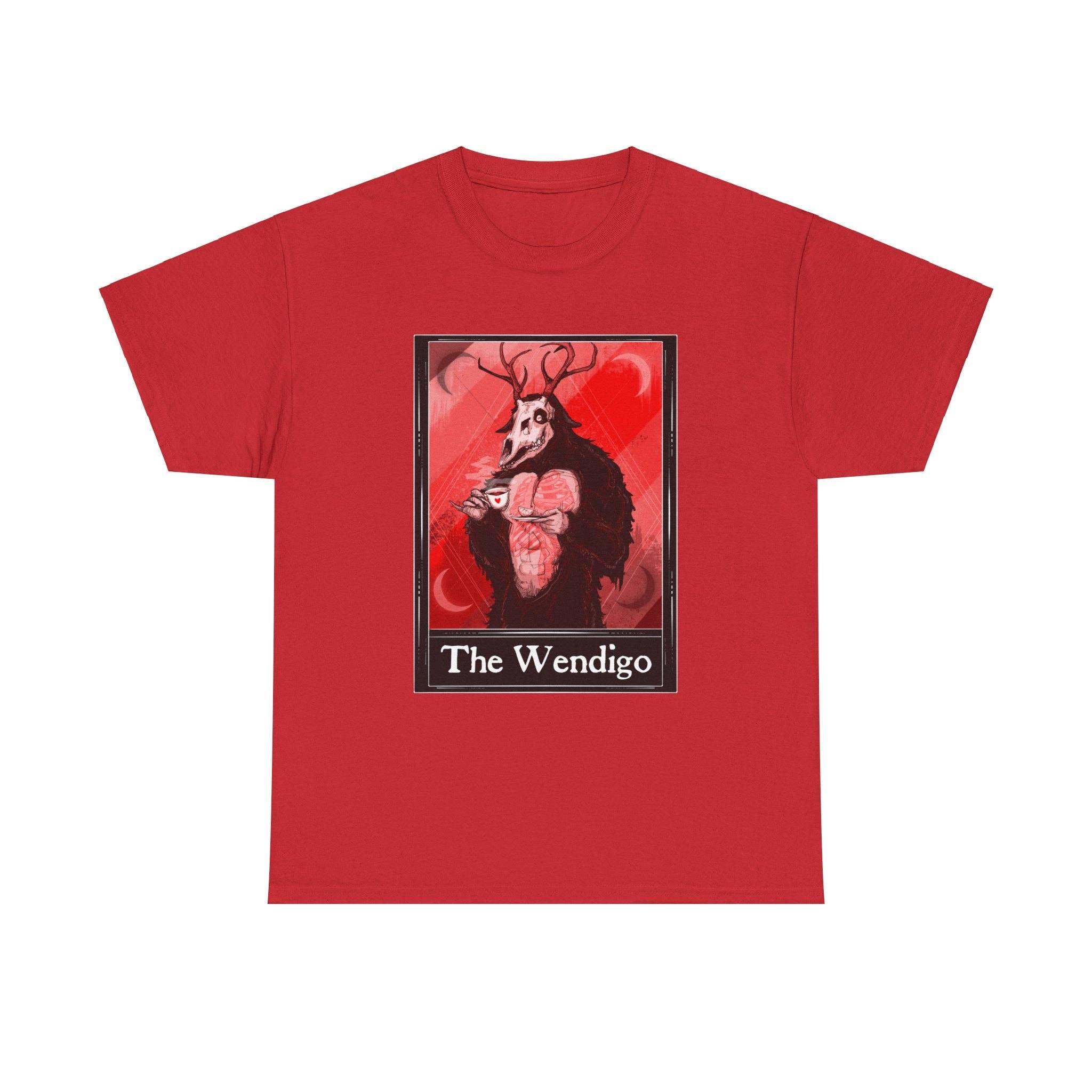 LVB Art - Wholesale T-Shirt (Graphic) - Unisex - The Wendigo Tarot  (Front & Back Print) Unisex Heavy Cotton Tee15