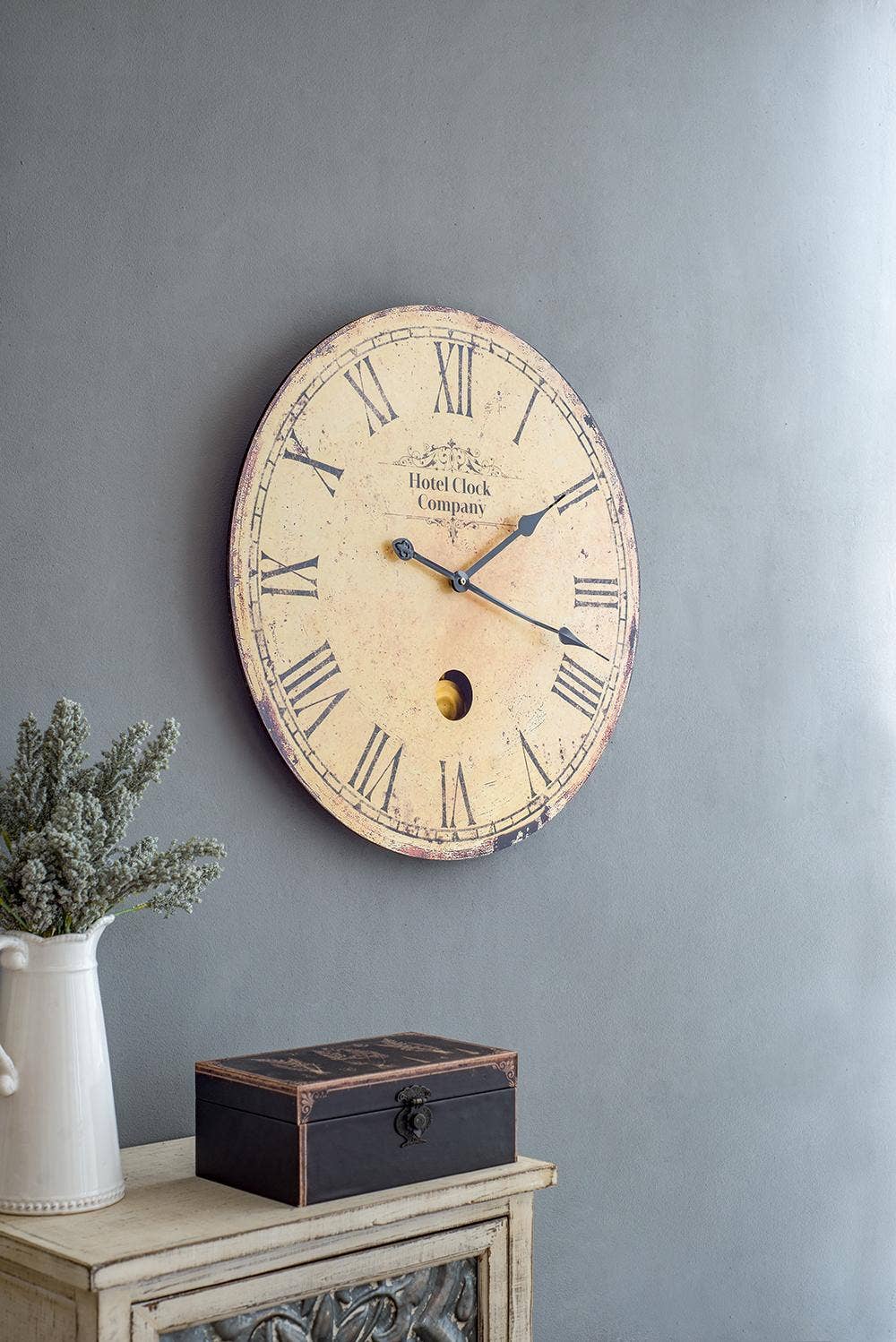 A&B Home Group Inc. - Wholesale Wall Clock - D23x2.2"  Wall Clock - Beige6