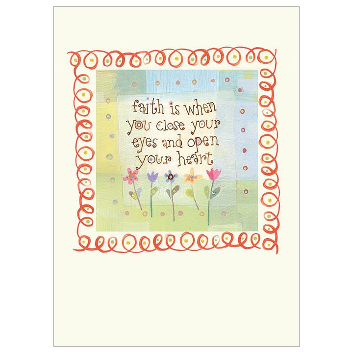 Faith Is When - Faith Encouragement Card for wholesale by Legacy