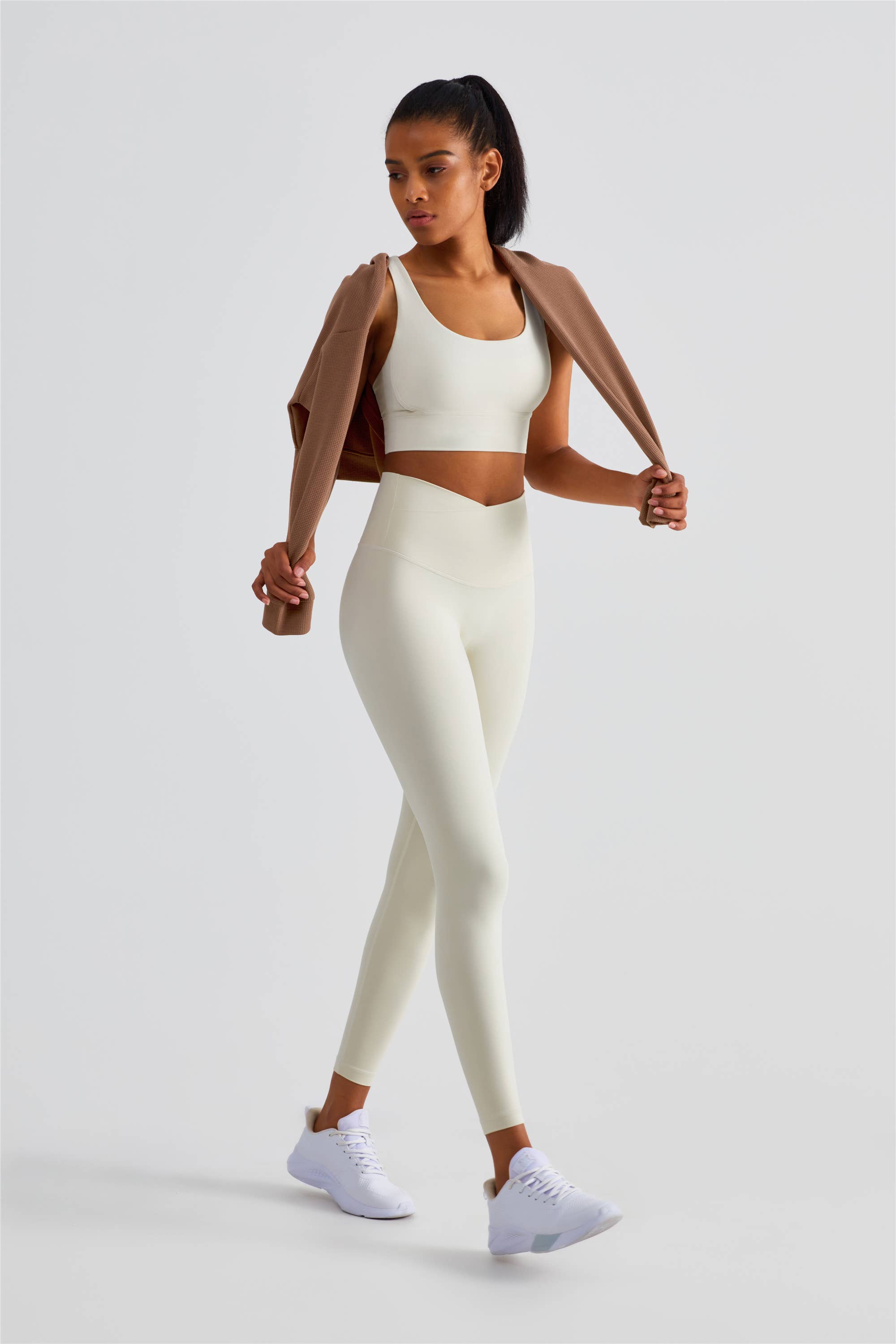 Wholesale Naomi Cross Over High Waist Leggings for your store - Faire